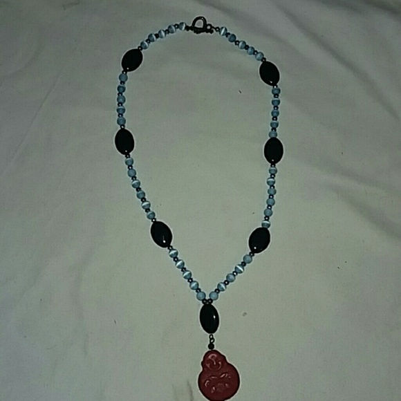 Oriental Syyle Budda Necklace ~20" - Picture 2 of 4